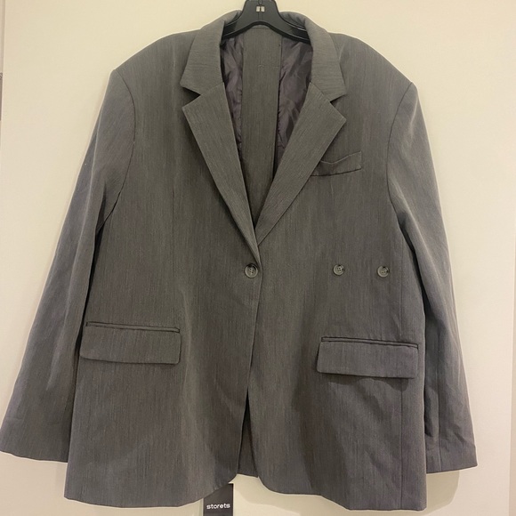 Storets Hailey Open Back Oversized Blazer - Picture 2 of 7